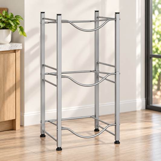 3-Tier Water Jug Storage Rack