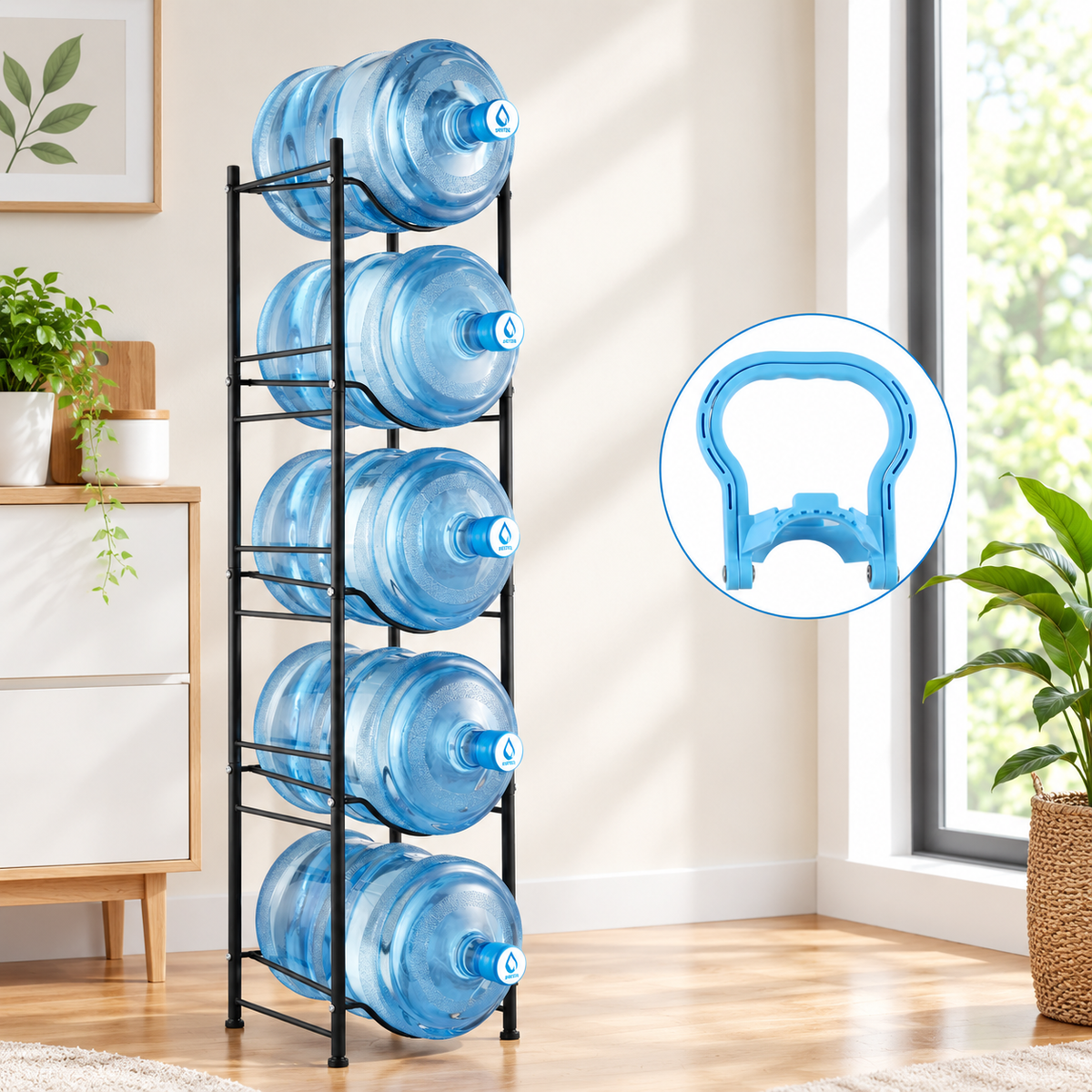 5-Level Water Container Storage Stand